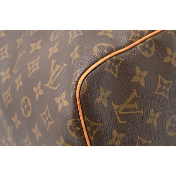 Louis Vuitton Monogram Keepall 55 Authentic Duffle Travel Bag Vintage Boston Bag - Picture 13 of 16